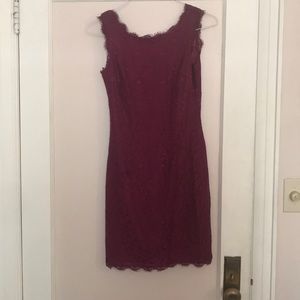 Purple Lace Dress